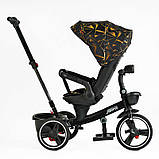 Дитячий триколісний велосипед з батьківською ручкою BestTrike Marco 9155 / 390-07, поворотне сидіння,, фото 6