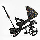 Дитячий триколісний велосипед з батьківською ручкою BestTrike Marco 9155 / 390-07, поворотне сидіння,, фото 7