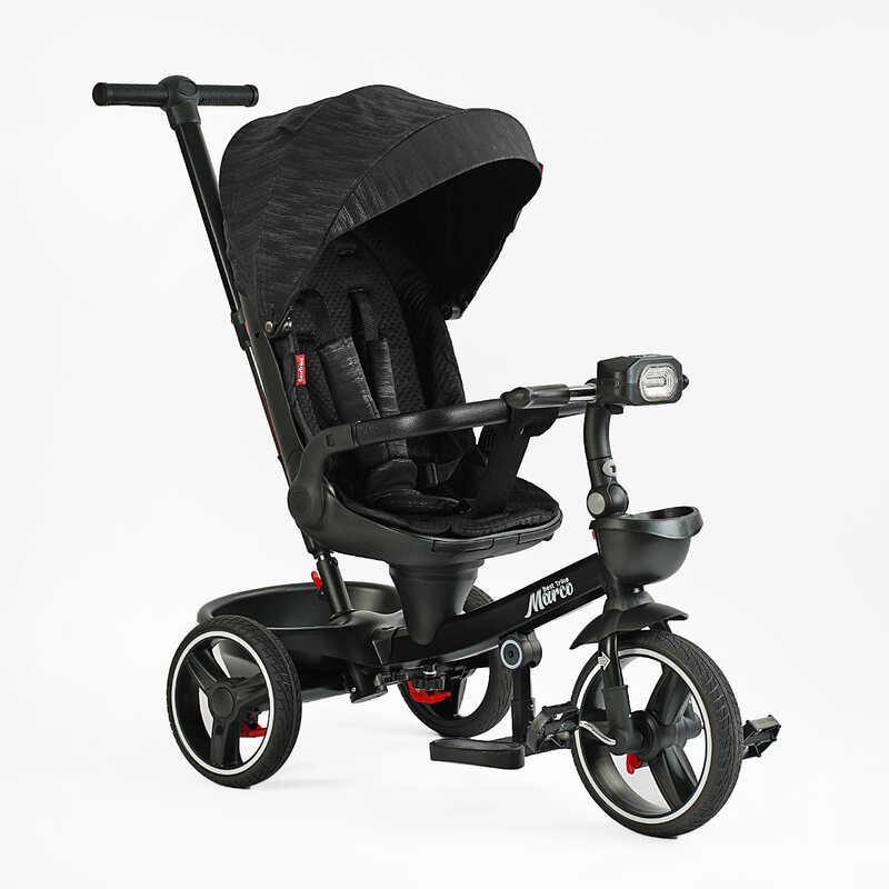 Дитячий триколісний велосипед з батьківською ручкою BestTrike Marco 9155 / 365-12, поворотне сидіння,