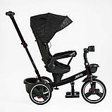 Дитячий триколісний велосипед з батьківською ручкою BestTrike Marco 9155 / 365-12, поворотне сидіння,, фото 3