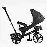 Дитячий триколісний велосипед з батьківською ручкою BestTrike Marco 9155 / 365-12, поворотне сидіння,, фото 7