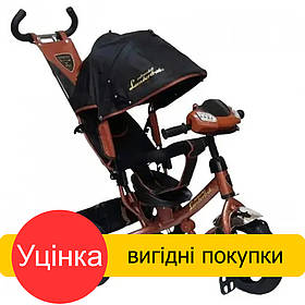 Уцінка! Велосипед триколісний Lamborghini L2 Air L2000 Велосипед-коляска з батьківською ручкою