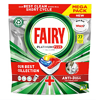 Таблетки для посудомийної машини Fairy Platinum PLUS 77 шт. ЛИМОН 8006540910993