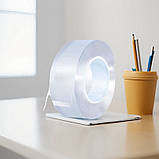 Універсальна прозора двостороння клейка стрічка Double Side Tape 500 см, фото 4