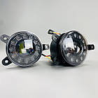 Світлодіодні протитуманні фари 6000LM 3.5 дюйма з ДХО білий оранжевий Led протитуманки IP67 ВАЗ, фото 5