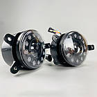 Світлодіодні протитуманні фари 6000LM 3.5 дюйма з ДХО білий оранжевий Led протитуманки IP67 ВАЗ, фото 8