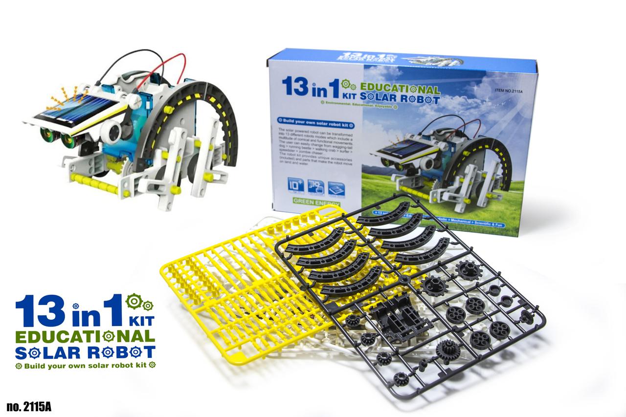 Конструктор "Solar Robot 13-в-1" на сонячних батареях Educational