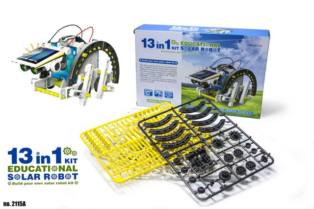 Конструктор "Solar Robot 13-в-1" на сонячних батареях Educational Конструктор "Solar Robot 13-в-1" на сонячних батареях Educational