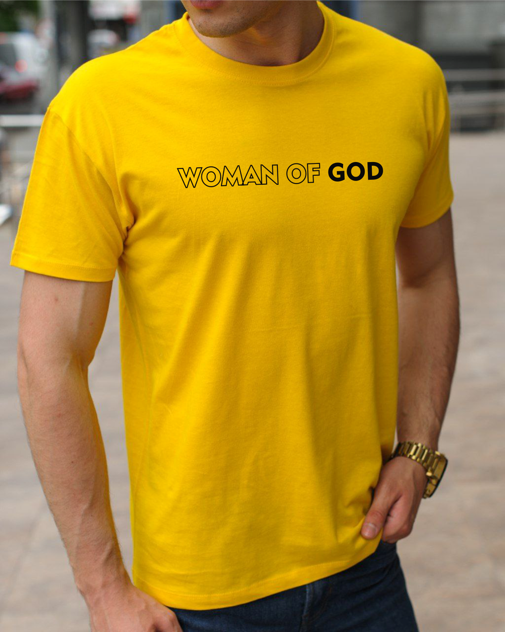 Релігійні футболки унісекс із християнською символікою Woman of god (Жінка бога),розмір S, фото 1