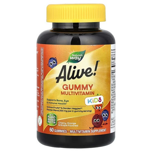 Вітаміни для дітей Nature's Way Alive! Gummy Multivitamin Kids (60 жувальних конфет.)