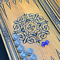 Нарди дерев'яні подарункові Вовк 46×23 см, фото 7