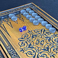 Нарди дерев'яні подарункові Вовк 46×23 см, фото 9