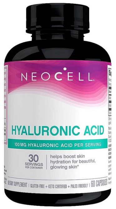 Гіалуронова кислота NeoCell Hyaluronic Acid 60 капс