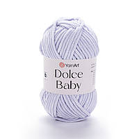 Yarnart DOLCE BABY (Дольче Бейбі) №776 сіро-бузковий (Пряжа плюшева, нитки велюр для в'язання)