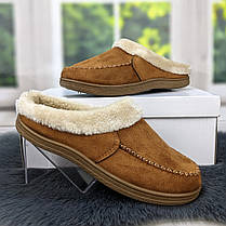 Капці жіночі домашні Dago Style теплі без задника рудого кольору 4525, фото 3