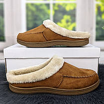 Капці жіночі домашні Dago Style теплі без задника рудого кольору 4525, фото 2