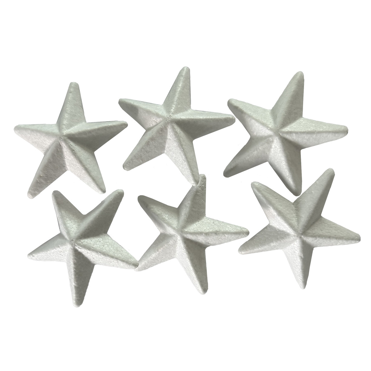 Пінопластові заготовки Зірки 6 штук 10 см Santi (743151), фото 1