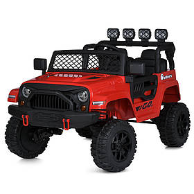 Електромобіль джип Баггі (4 мотори по 45W, 24V7AH, EVA, TF, пульт 2,4G) Bambi M 5995EBLR-3(24V) Червоний