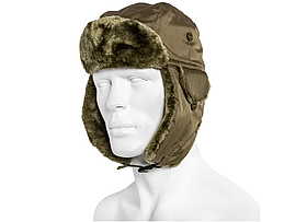 Шапка вушанка Mil-Tec ma1- олива 12105001