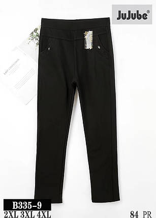 Теплі жіночі штани на хутрі "Jujube" №В335-9 р.2XL,3XL,4XL (50-54), фото 1