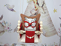 Підвісна гойдалка Розумна сова, фото 5