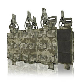 Зʼємна передня панель до плитоноски з підсумками під 3 магазини піксель