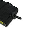 Жорсткий посилений тактичний підсумок Kiborg GU Single Mag Pouch Black, фото 10