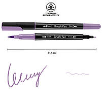 Маркер акварельний Brush Pen SW-07 гіацинт двосторонній Santi (391007), фото 2