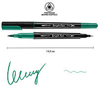 Маркер акварельний Brush Pen SW-20 аквамарин двосторонній Santi (391020), фото 2