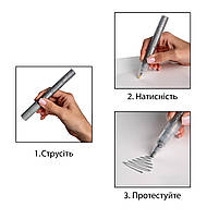 Маркер акриловий SAC-12 сливовий 2 мм Santi (391041), фото 3