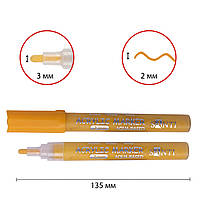 Маркер акриловий SAC-02 медовий 2 мм Santi (391031), фото 2