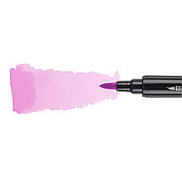 Маркер акварельний Brush Marker SWB-10 рожевий двосторонній Santi (391066), фото 3