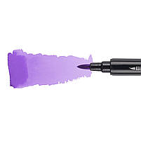 Маркер акварельний Brush Marker SWB-12 фіалковий двосторонній Santi (391068), фото 3