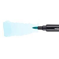 Маркер акварельний Brush Marker SWB-14 блакитний двосторонній Santi (391070), фото 3