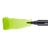 Маркер акварельний Brush Marker SWB-24 салатовий двосторонній Santi (391080), фото 3