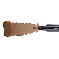 Маркер акварельний Brush Marker SWB-26 коричневий двосторонній Santi (391082), фото 3