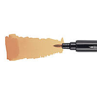 Маркер акварельний Brush Marker SWB-27 теракотовий двосторонній Santi (391083), фото 3