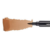 Маркер акварельний Brush Marker SWB-28 пісочний двосторонній Santi (391084), фото 3