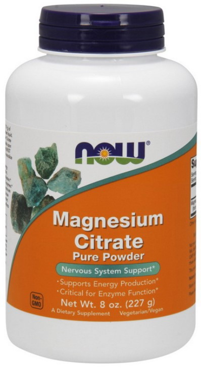 Магній цитрат NOW Foods Magnesium Citrate Pure Powder 227 г