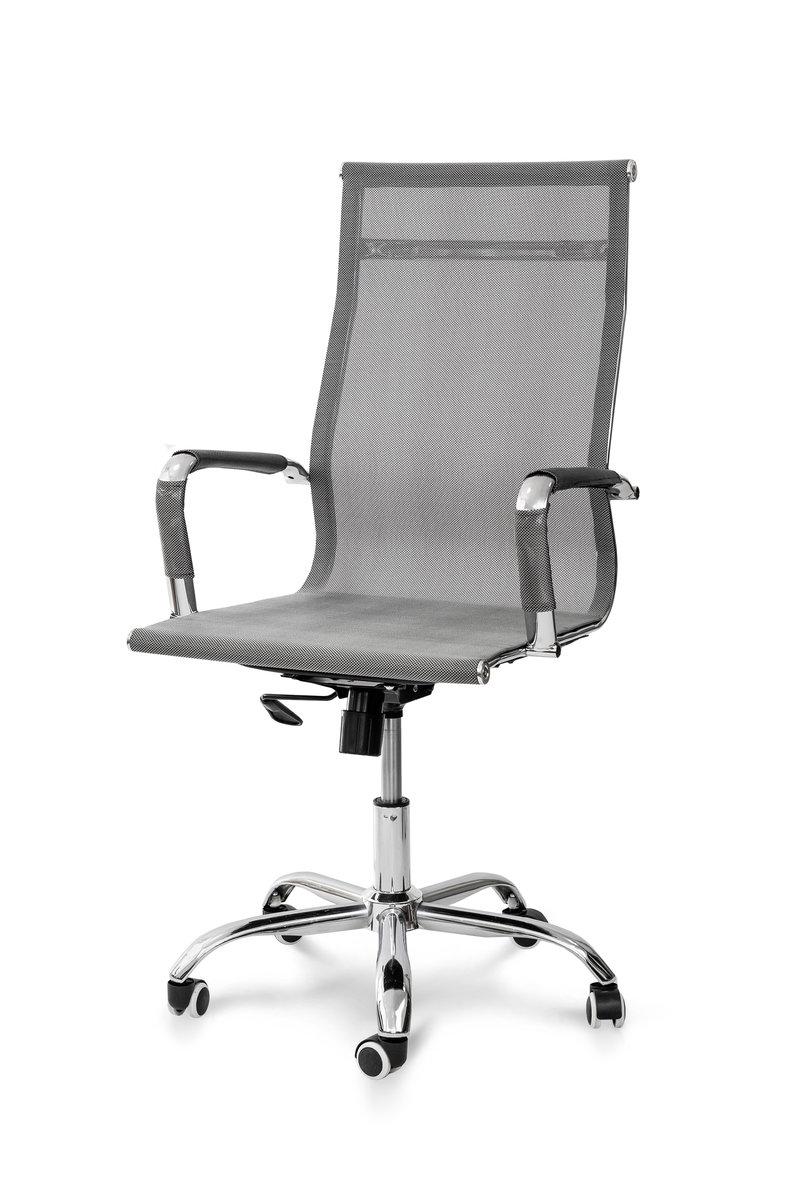 Стілець комп'ютерний Нетворк (сірий/сітка PVC), фото 1