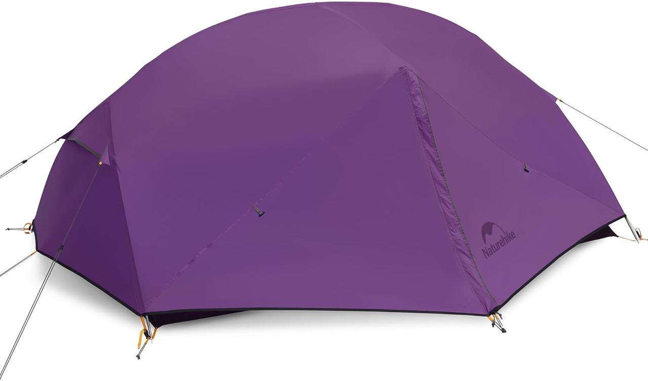 Надлегкий двомісний намет з футпринтом Naturehike Mongar NH17T007-M (Violet)