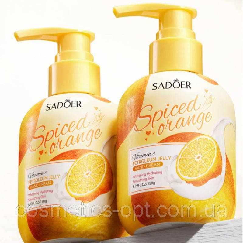 Відновлюючий крем для рук із вітаміном С Sadoer, 150 g
