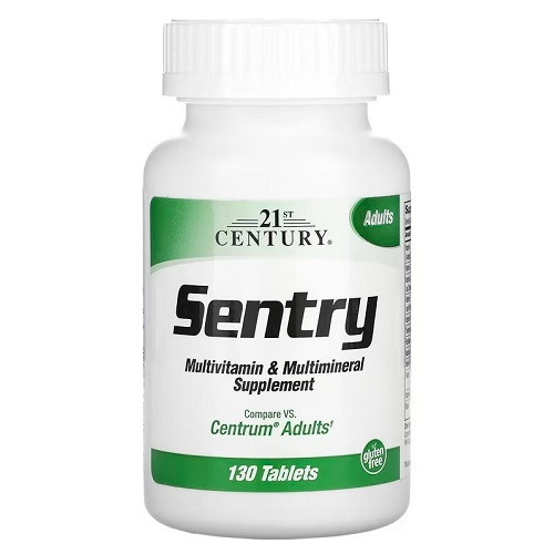 Вітаміни 21st Century Sentry Multivitamin & Multimineral Supplement (130 таблеток.)