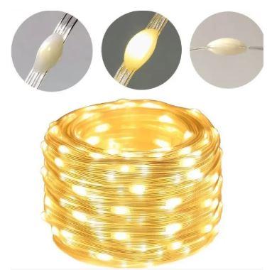 Вулична світлодіодна гірлянда великі краплі роси 500Led 50 м + 8 режимів світіння (CC18200-T500), фото 1