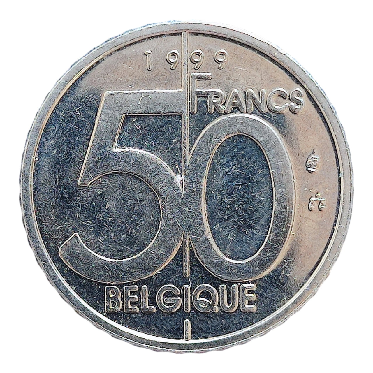 Бельгія 50 франків, 1999 Легенда французькою - 'BELGIQUE'