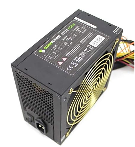 БЛОК Живлення на 650W SUPER POWER ATX 24+4 ( +8pin ) на Проц + 1 по 6 PIN ( +8 PIN ) на ВІДЕО 650, 600 W
