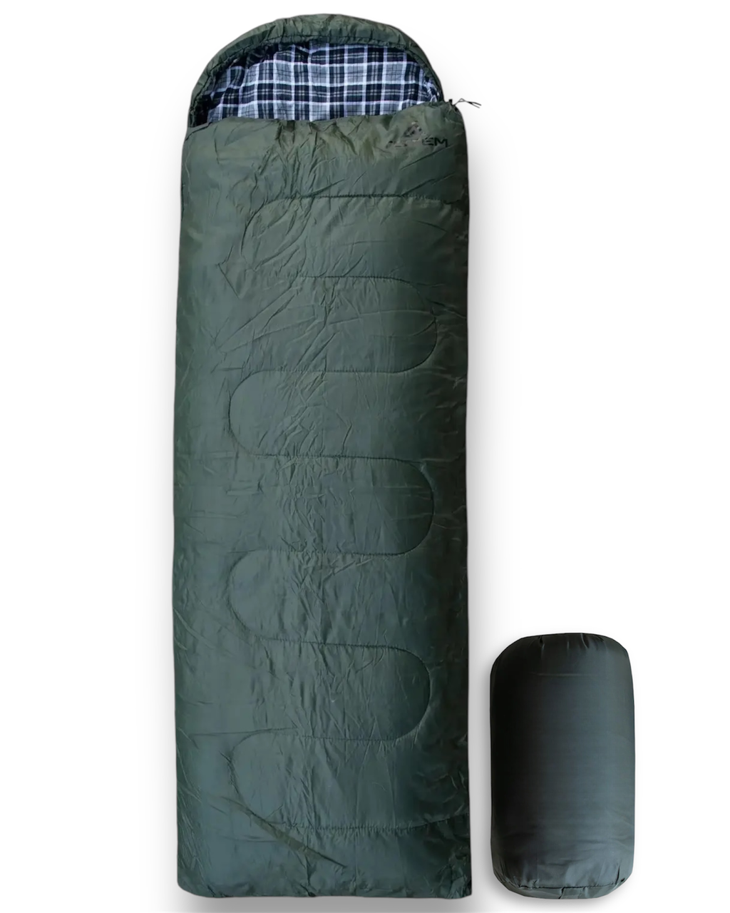 Спальний мішок ковдра Totem Ember Plus XXL 220/90см правий олива