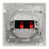 Аудіорозетка Schneider Electric Asfora біла, фото 4