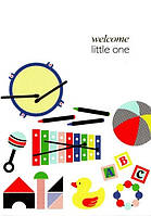 Листівка Welcome little one іграшки 10,5х15 см