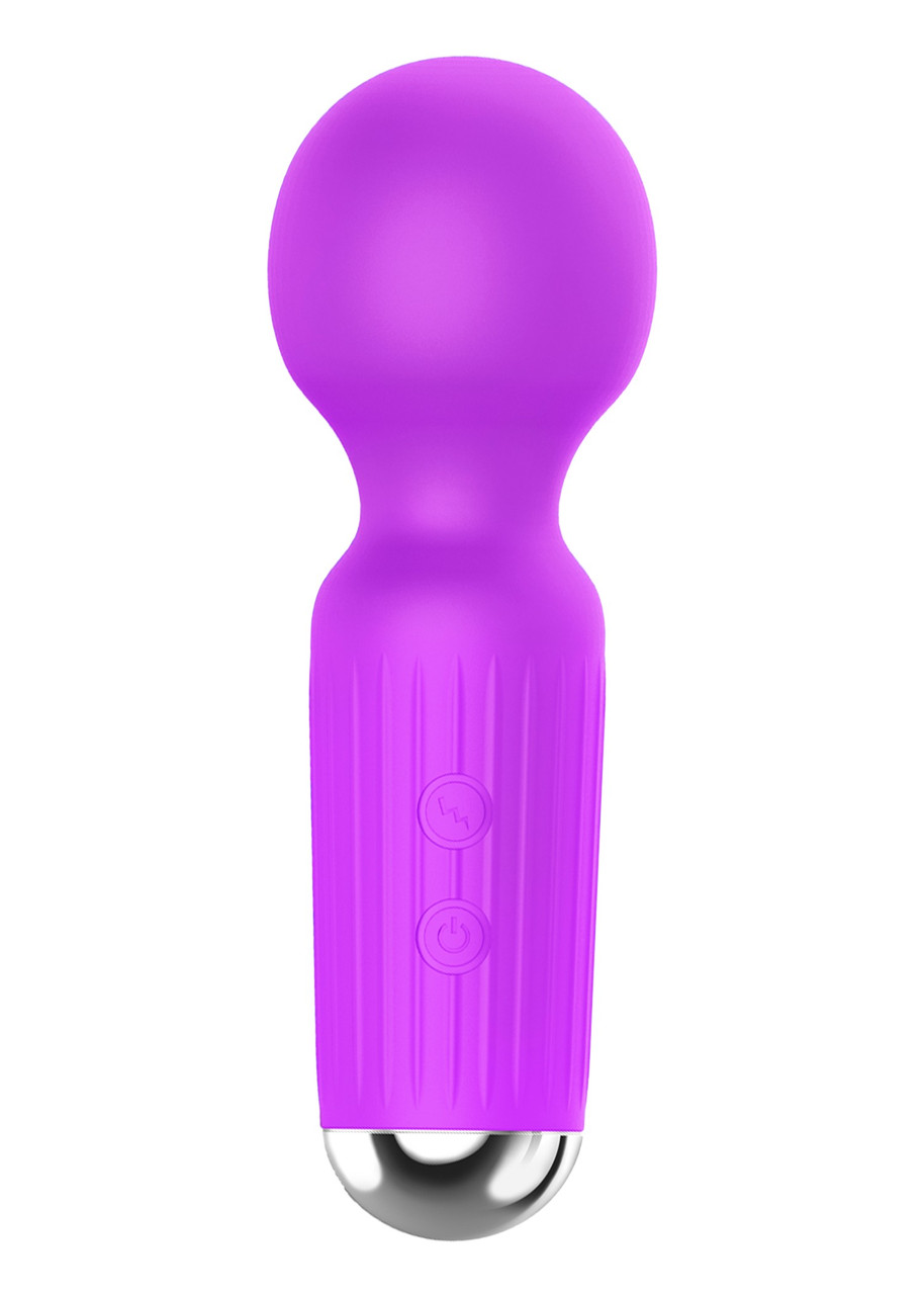 Вібростимулятор Rechargeable Mini Masager USB 20 Functions - Purple Кітті